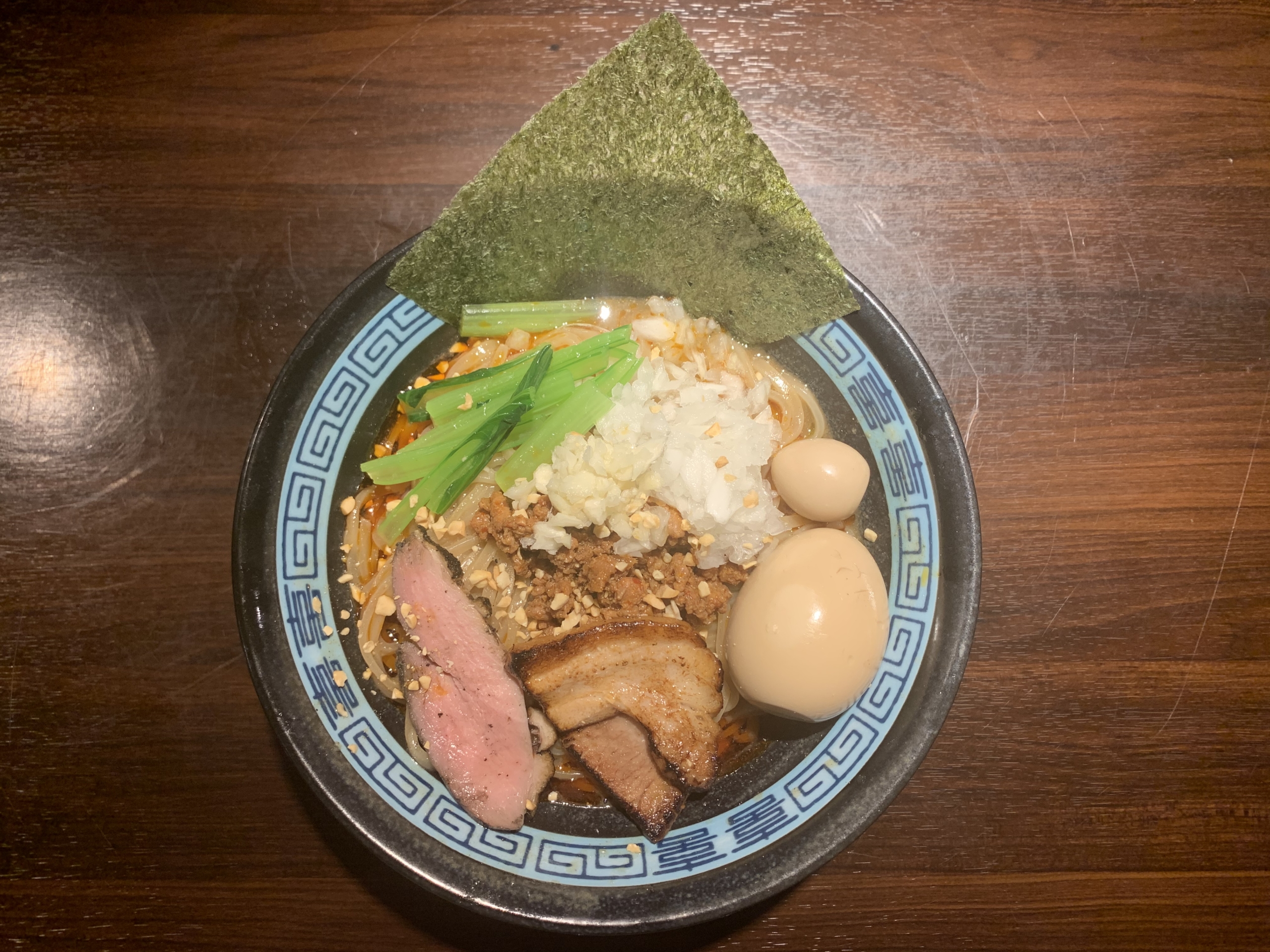 志奈そば田なか 明神下店 特製にぼたん 末広町 秋葉原 スガラの今日の一杯