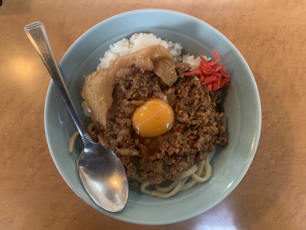 立川マシマシロイヤルスープ(マシライス麺(150g)とライス(175g)のハーフハーフ 750円)@鶴川 | スガラの今日の一杯