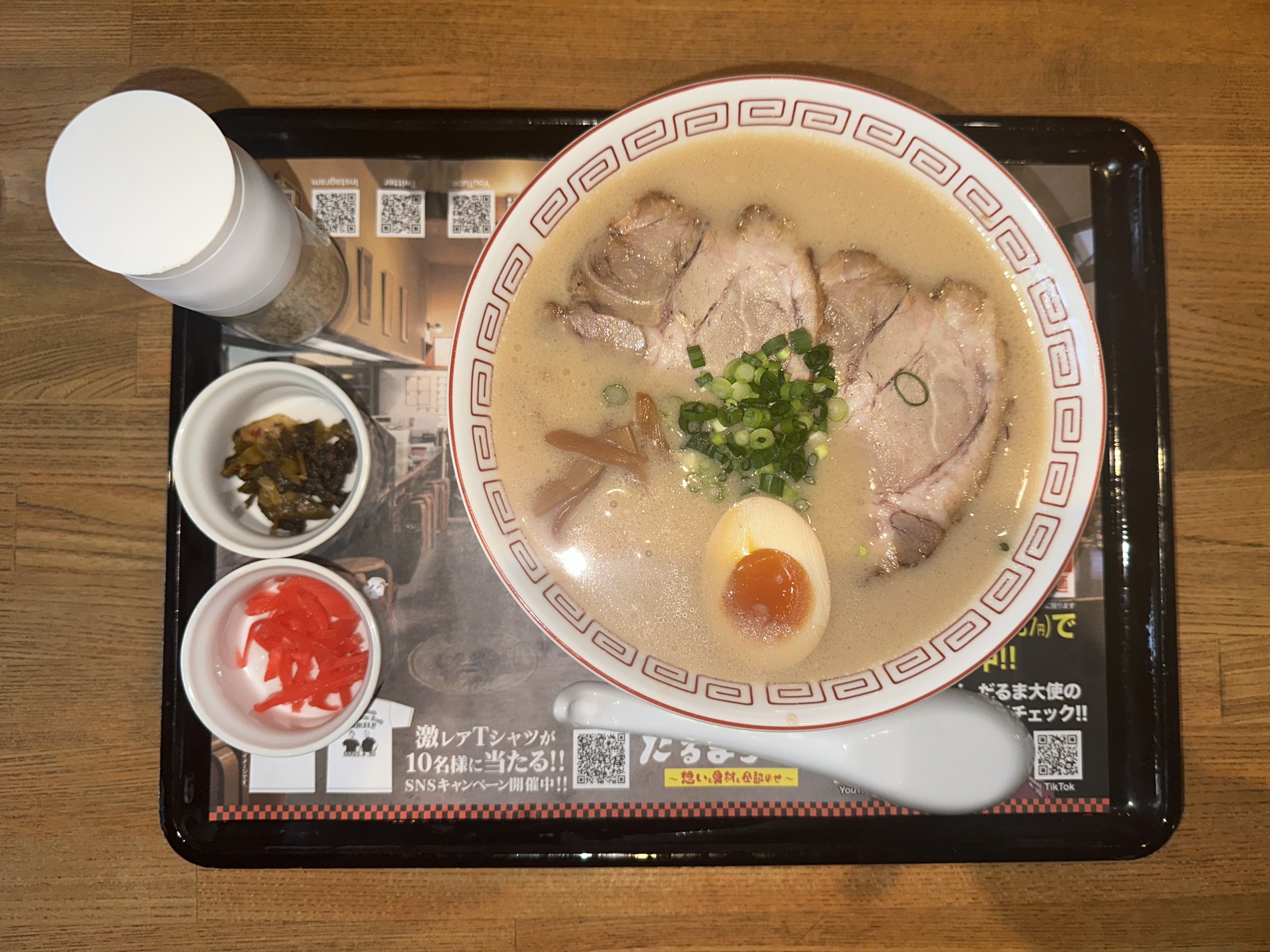 らあめん花月嵐(群馬豚骨らーめん だるま大使)@元住吉 | スガラの今日の一杯